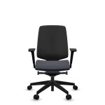 Fauteuil de bureau base noire et dossier rsille light up 250sl profim