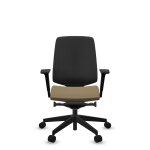 Fauteuil de bureau base noire et dossier rsille light up 250sl