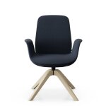 Fauteuil de bureau � dossier inclinable pieds bois ellie pro 20hw