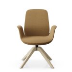 Fauteuil de bureau � dossier inclinable pieds bois ellie pro 20hw