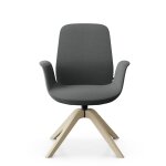 Fauteuil de bureau � dossier inclinable pieds bois ellie pro 20hw