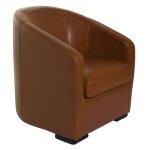 Fauteuil cabriolet cuir melbourne