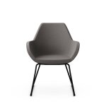 Fauteuil enti�rement capitonn� pieds luge fan 10v