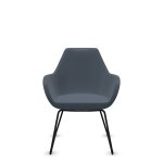 Fauteuil enti�rement capitonn� pieds luge fan 10v