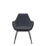 Fauteuil enti�rement capitonn� pieds luge fan 10v