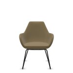 Fauteuil enti�rement capitonn� pieds luge fan 10v