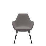 Fauteuil enti�rement capitonn� pieds luge fan 10v