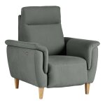Fauteuil relax electrique tissu coton lin bergen