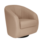 Fauteuil relax pivotant cuir colin