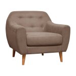 Fauteuil tissu agathe