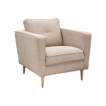 Fauteuil tissu ondine