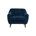 Fauteuil velours paimpol