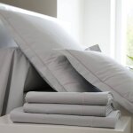 Drap housse coton blanc des vosges