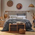Housse de couette percale bio elise camif