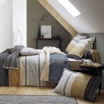 Parure de lit percale marlow acier