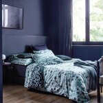Housse de couette satin flora blanc des vosges