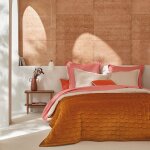 Jet de lit velours spirit blanc des vosges