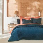 Jet de lit velours spirit blanc des vosges