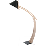 Lampadaire r�glable silence cuir noir