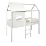 Lit cabane avec rangements en option teddy