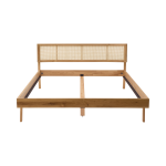 Lit ch�ne massif capucine