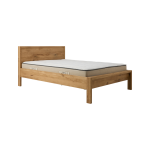 Lit avec chevet en option ch�ne massif conor