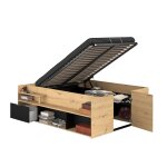 Lit coffre paco 140 x 190 / 200 cm