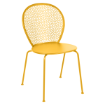 Lot de 2 chaises empilables lorette en acier