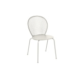 Lot de 2 chaises empilables lorette en acier