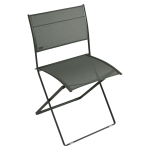 Lot de 2 chaises pliantes plein air en acier