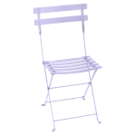 Lot de 2 chaises pliantes bistro m�tal en acier