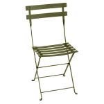 Lot de 2 chaises pliantes bistro m�tal en acier