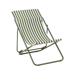 Lot de 2 chiliennes pliantes maxi transat batyline ; iso