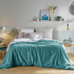 Lot de 2 draps housses matelas pais coton bio fil & sens camif