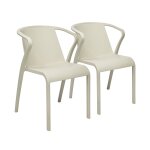Lot de 2 fauteuils empilables fado