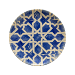 Lot de 6 assiettes plates algarve
