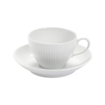 Lot de 6 tasses genieu et soucoupes pliss