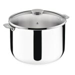 Marmite inox 24 cm + couvercle salvaspazio + lagostina