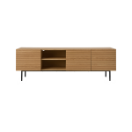 Meuble tv 3 portes bois pieds mtal alex camif