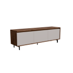Meuble tv 3 portes dcor bois gustavo
