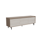 Meuble tv 3 portes dcor bois gustavo