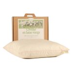 Oreiller ferme en laine vierge biologique