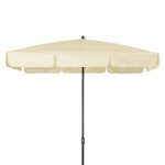 Parasol rectangulaire 185 x 120 cm sunline en acier