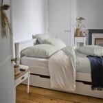 Parure de lit percale aulne
