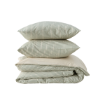 Parure de lit percale aulne
