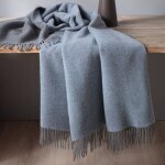 Plaid laine et cachemire clarence biederlack