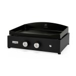 Plancha gaz pure 260 en acier noir le marquier