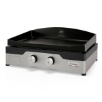 Plancha signature allure 260 duo en acier noir et inox le marquier