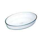 Plat � four ovale en verre 30 cm