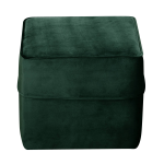 Pouf carr velours oscar